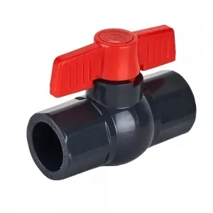 3/4 inch PVC Octagonal Compact Ball Valve Solvent Socket — Ehao