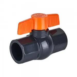 1 inch PVC Octagonal Compact Ball Valve Solvent Socket — Ehao factory