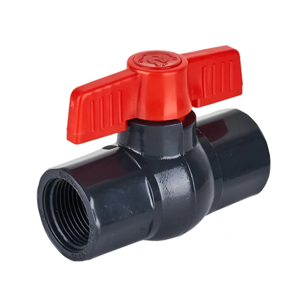 3/4 inch PVC Octagonal Compact Ball Valve Thread Ends — Ehao