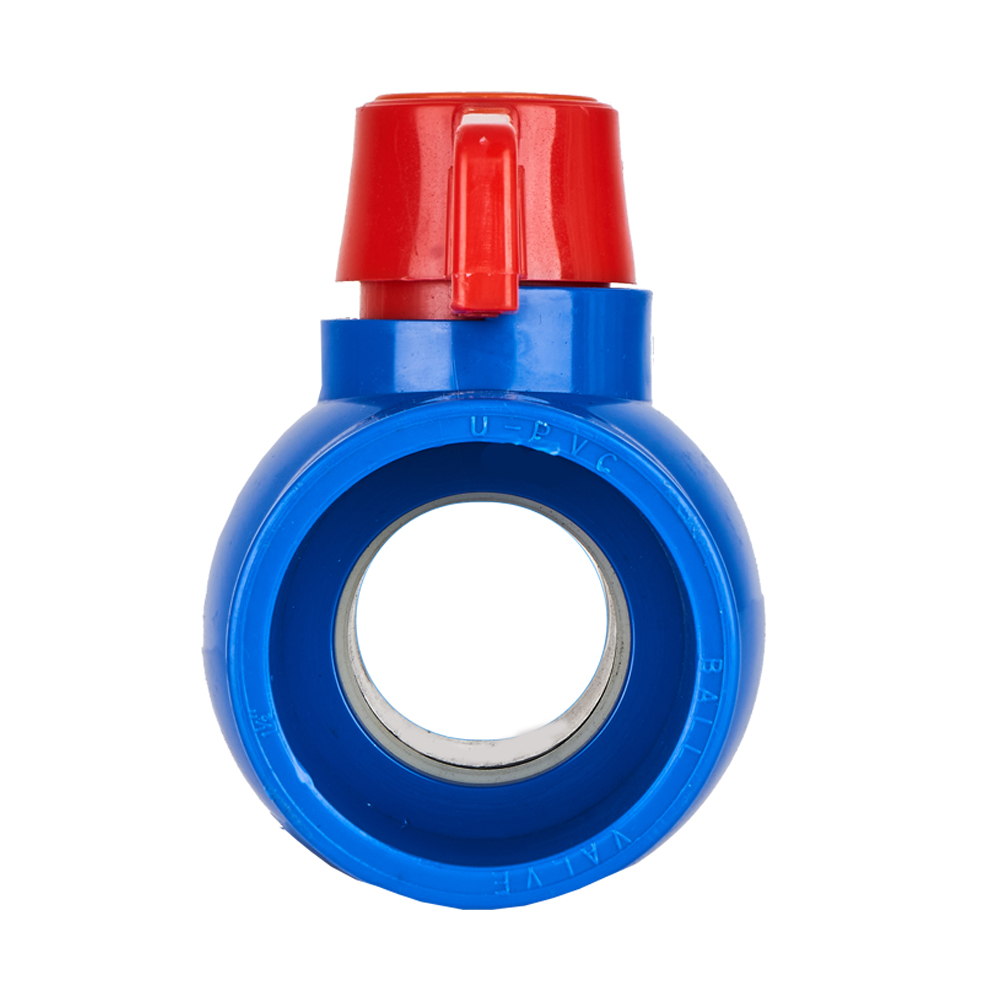 Wholesale 2''  PVC Round Compact Ball Valve Solvent Socket, shc. slip x slip Supplier, Suppliers
