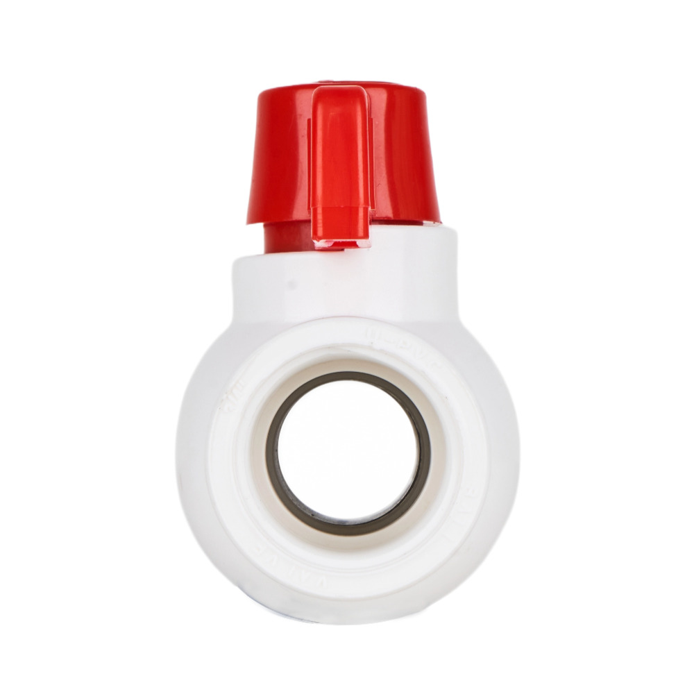 Wholesale 3/4'' PVC Round Compact Ball Valve Thread Ends Manufacturers, Suppliers