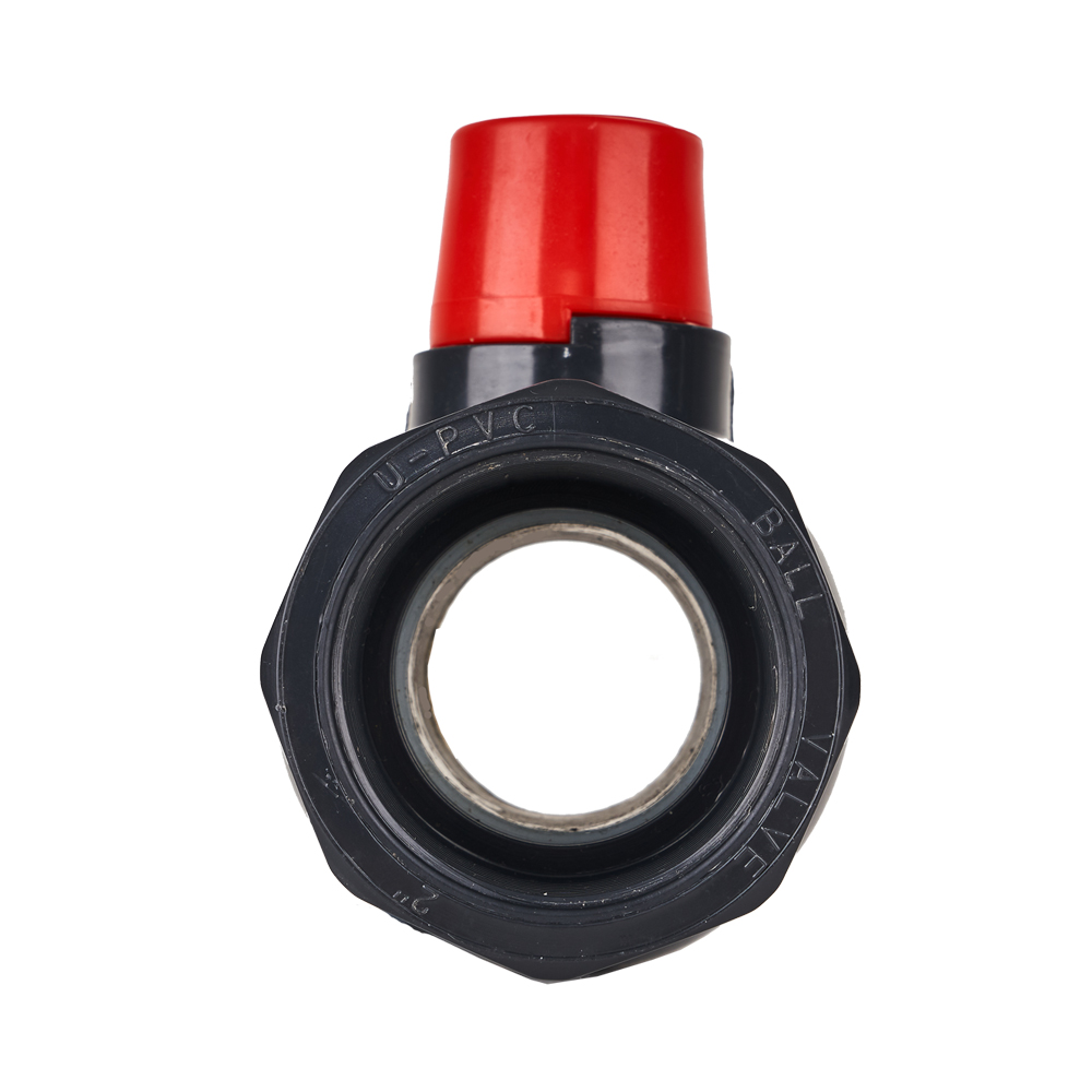 Wholesale 2'' PVC Octagonal Compact Ball Valve in Black with Solvent Ends Threaded Suppliers, Factories