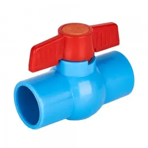 3/4 inch PVC Round Compact Ball Valve Solvent Socket — Ehao