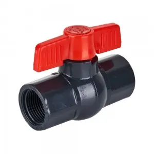 3/4 inch PVC Octagonal Compact Ball Valve Thread Ends — Ehao