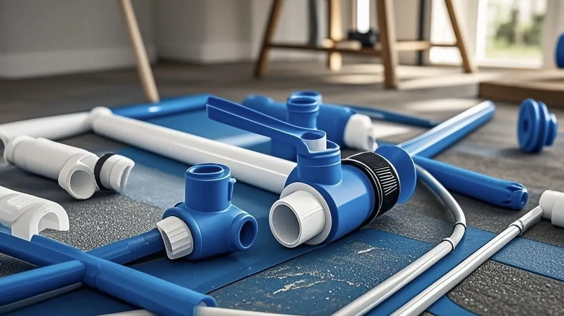 Home decoration and residential plumbing application for Ehao PVC valves