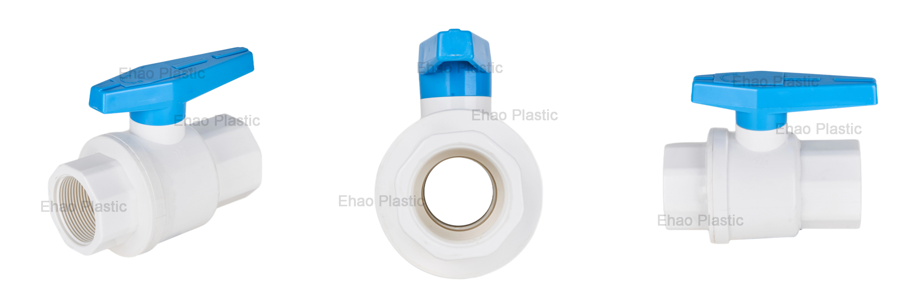 Two-Piece Plastic Manual Butterfly Valve Lever Details