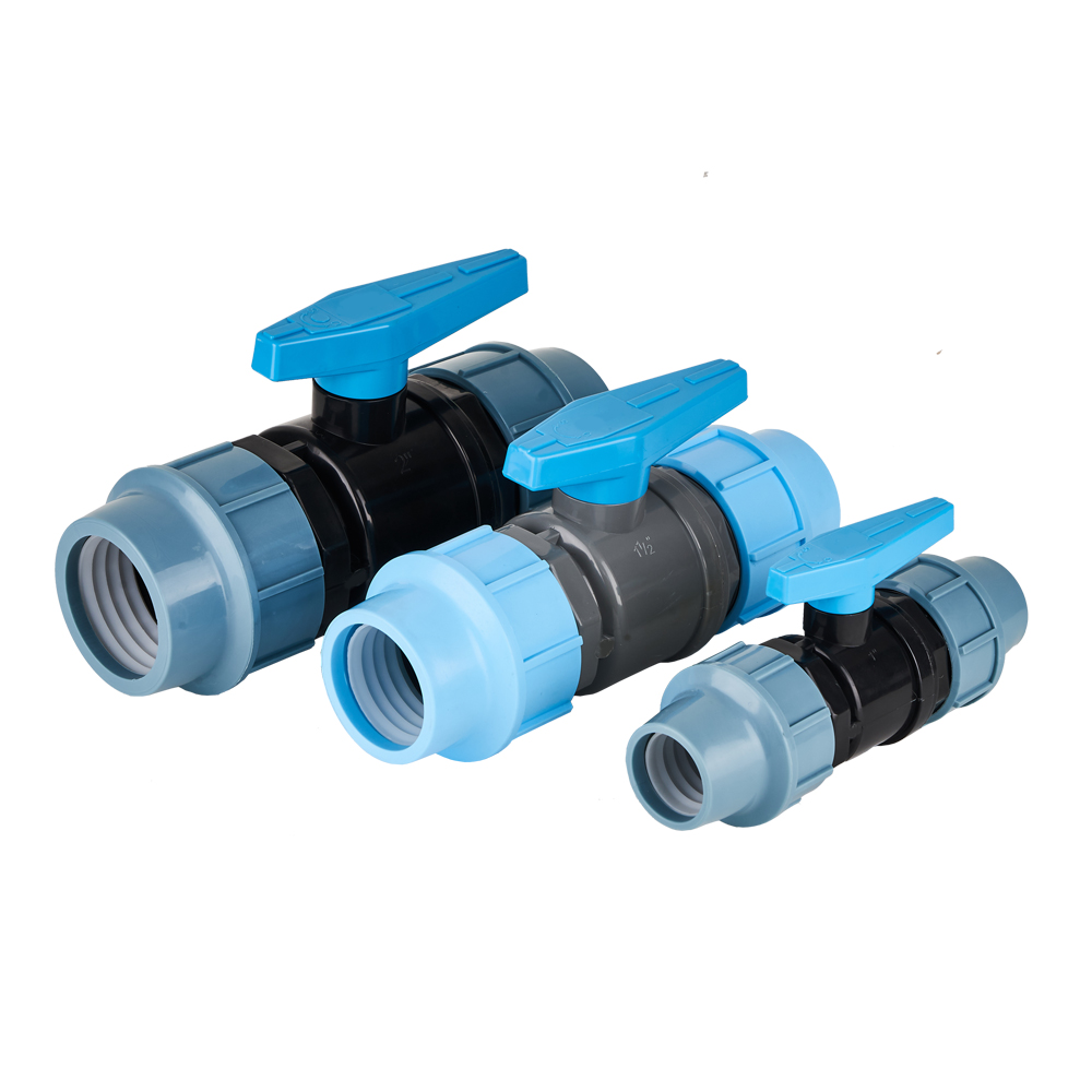 China 2'' Double Union PVC Ball Valve Manufacturer, Supplier