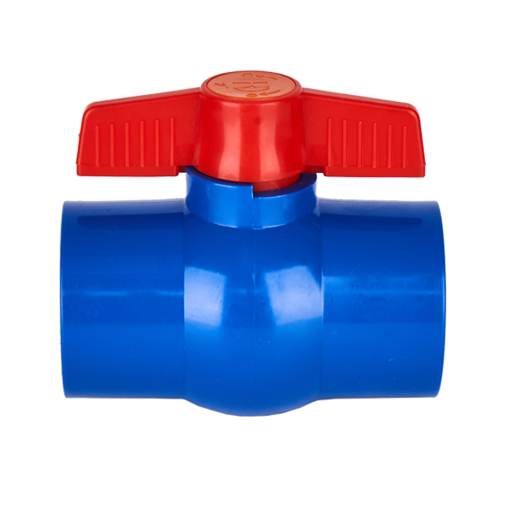 Wholesale 1.1/2” PVC Round Compact Ball Valve Thread Ends Manufacturer, Manufacturers