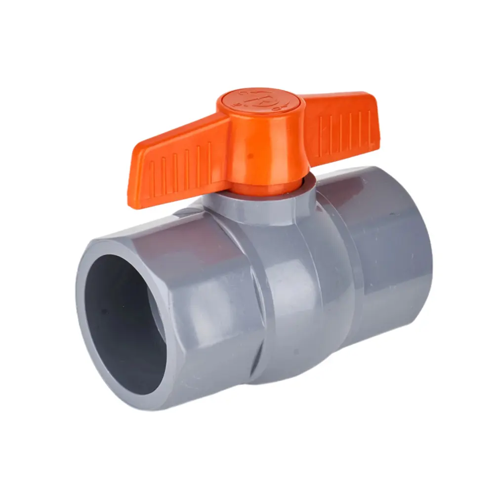 2 inch PVC Octagonal Compact Ball Valve Solvent Socket — Ehao valve manufacturer