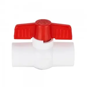 1/2 inch PVC Round Compact Ball Valve Solvent Socket — Ehao Plastic Group