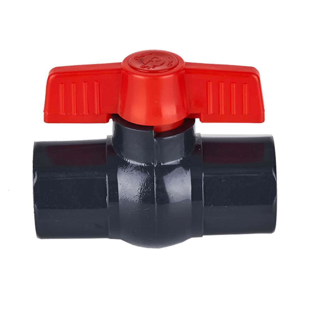 Wholesale 3/4'' PVC Octagonal Compact Ball Valve Thread Ends Supplier, Factories