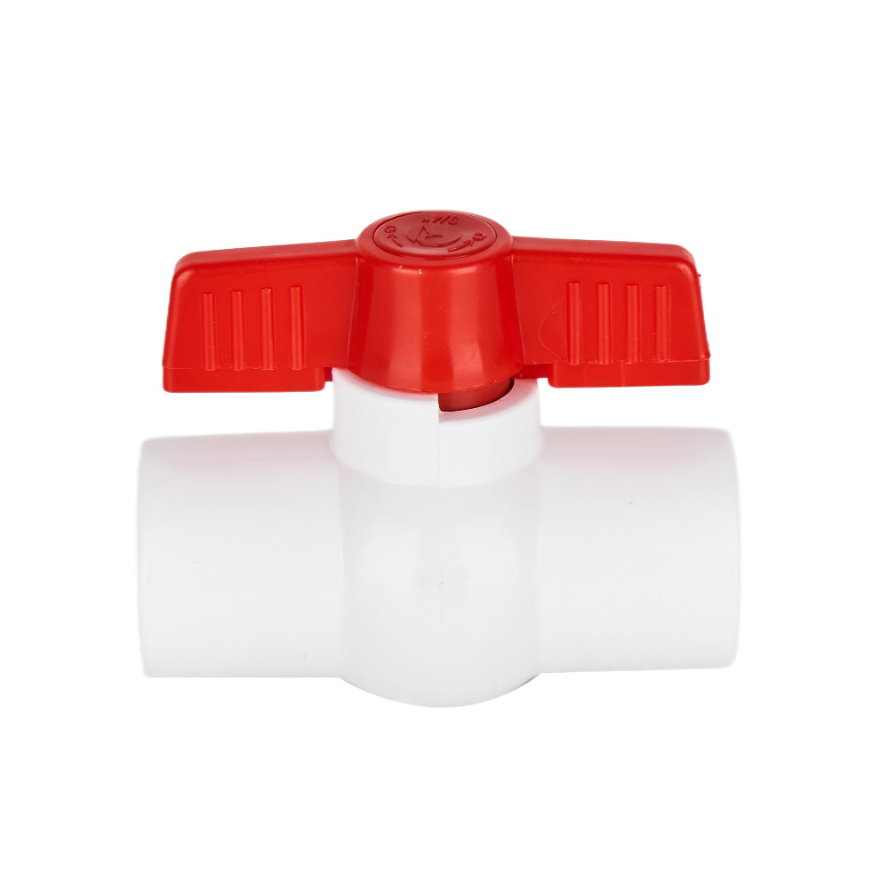 Wholesale 3/4'' PVC Round Compact Ball Valve Thread Ends Manufacturers, Suppliers