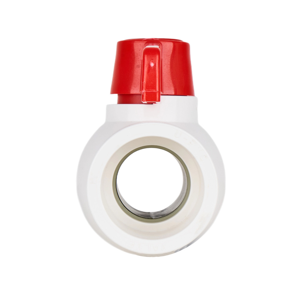 Wholesale 1-1/4'' PVC Round Compact Ball Valve Solvent Socket Suppliers, Factories