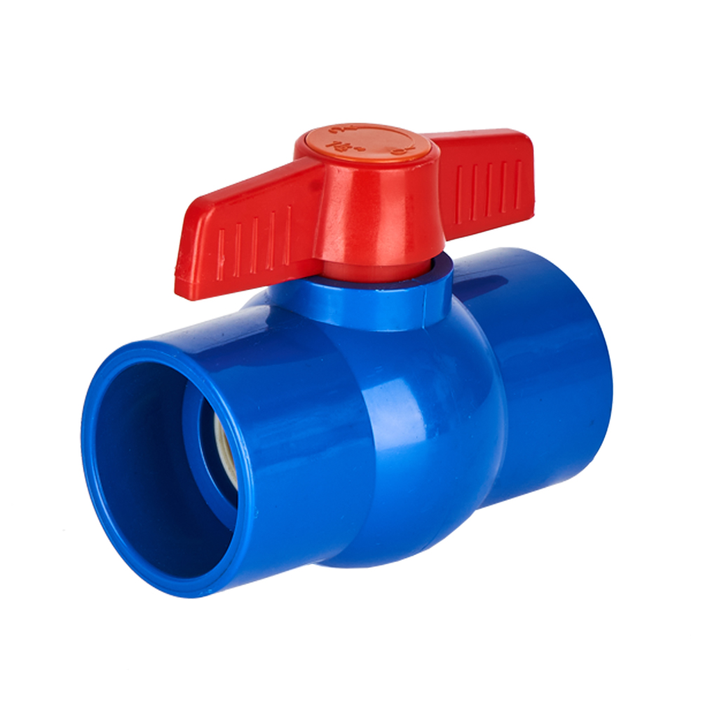 Wholesale 2''  PVC Round Compact Ball Valve Solvent Socket, shc. slip x slip Supplier, Suppliers