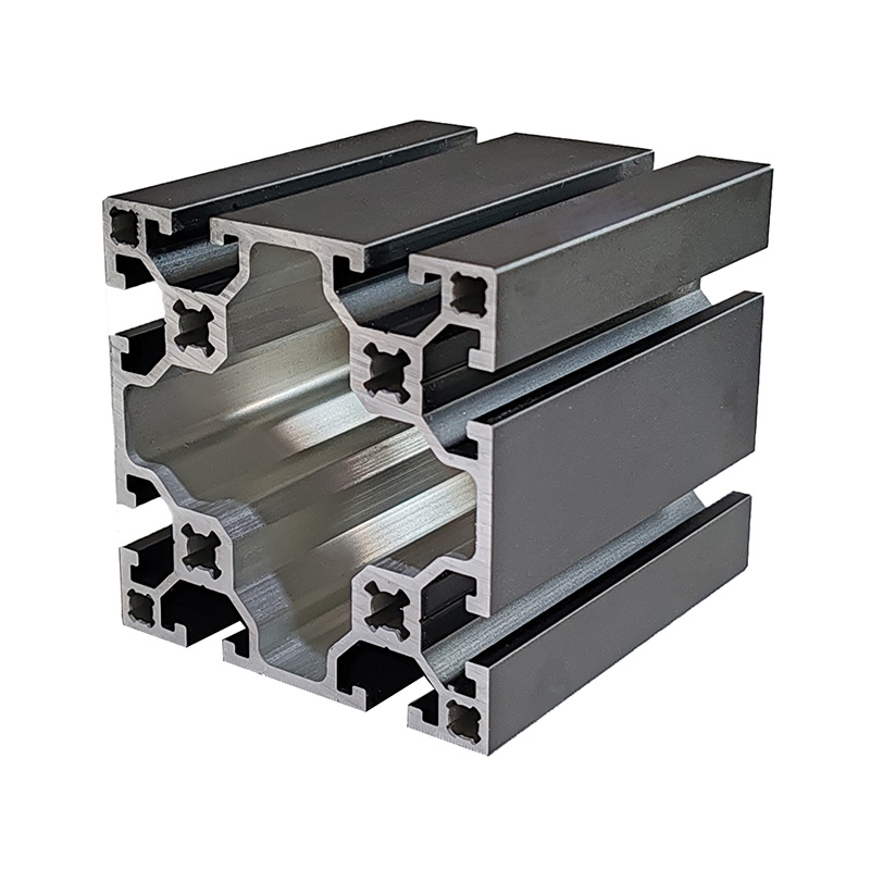 China ENI-8-8080Y heavy-duty industrial aluminum profile, black oxidation shown in the picture Products, Service