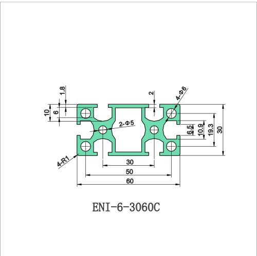 Best Industrial aluminum profile ENI-6-3060C, customized processing of fish tanks and flower shelves Products, Service