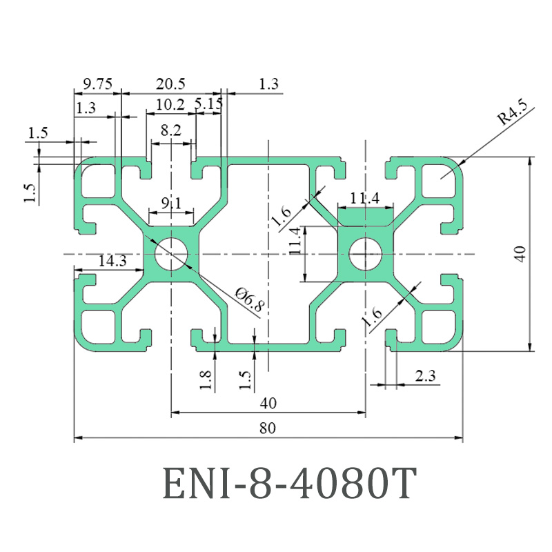 High-Quality ENI-8-4080T aluminum profile suspended bed, a new concept of aluminum profile home decoration Factories, Products