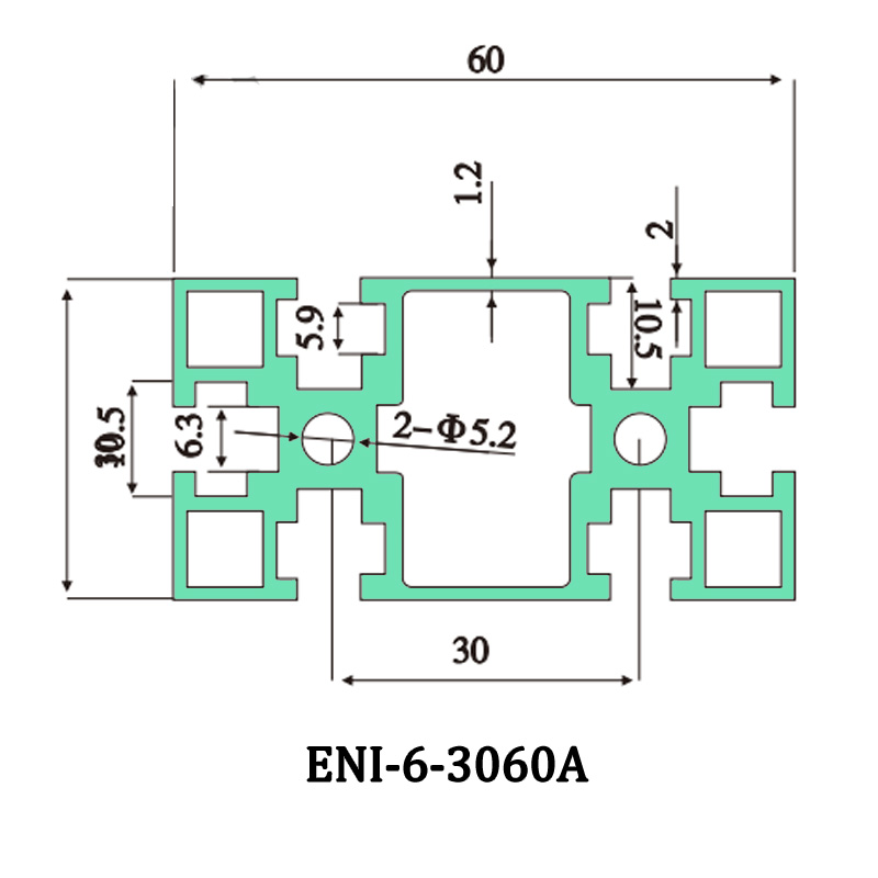 Best ENI-6-3060A aluminum profile, can be used in assembly lines, automation, and workbenches Factories, Service