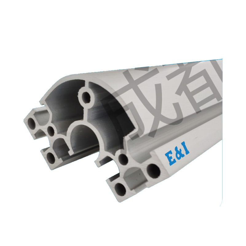 Best Aluminum profile ENI-6-6630R, with arc shape, can be used as the anti-collision surface of fence posts Products, EI