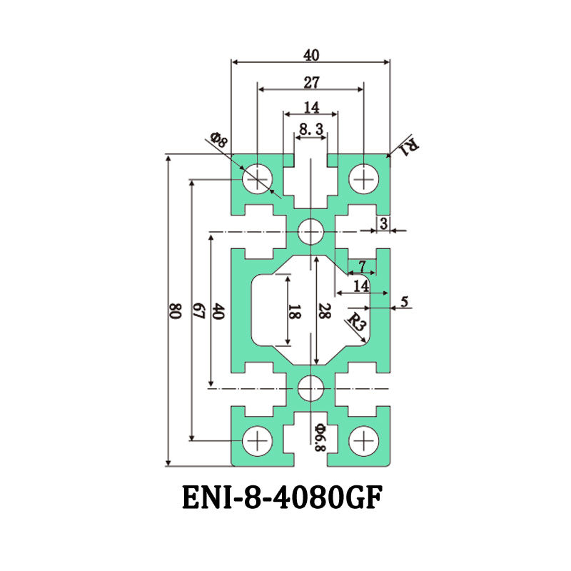 EI ENI-8-4080GF aluminum profile, production line workbench, can be customized according to actual size Product, Service