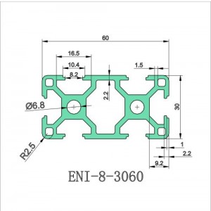 China Industrial Aluminum Profile ENI-8-3060 Anodized Modular Design Clean Shed Clean Room Arc Welding Room Product, Service