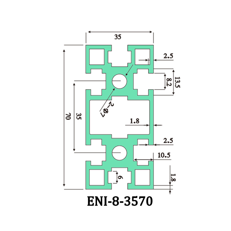High-Quality Corrosion and compression resistance, ENI-8-3570 profile hard core strength Factories, Products