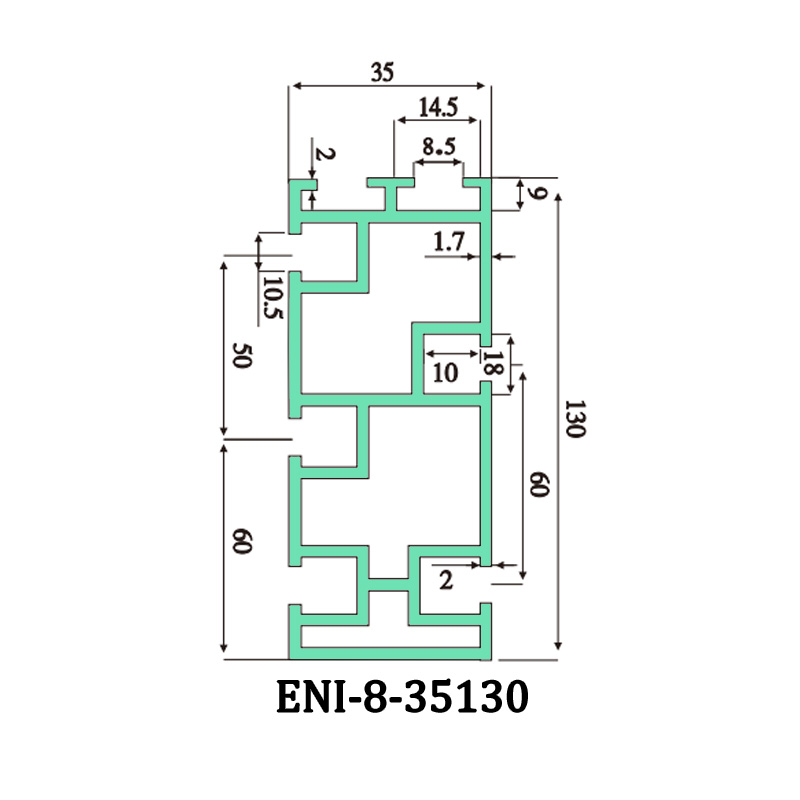 Best Industrial aluminum profile ENI-8-35130: lightweight, high-strength all-rounder, a new choice for industrial construction Factory, Service