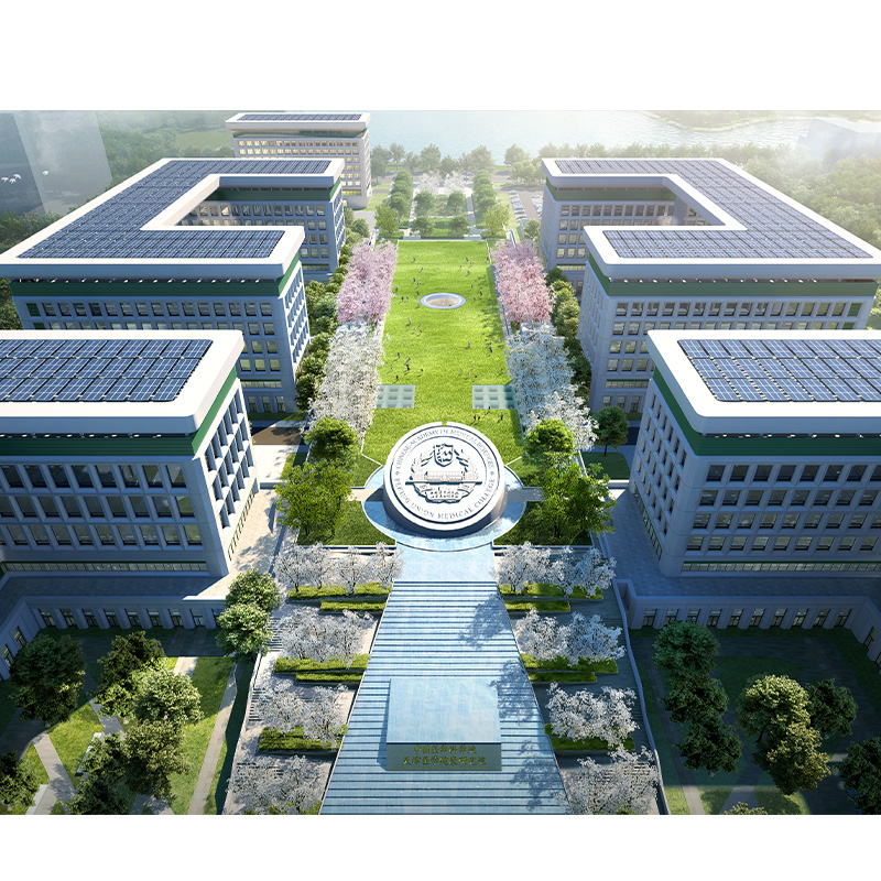 High Quality Modern Lightweight Industrial Design Prefabricated Steel Structure Building For Hospital And Office Projects