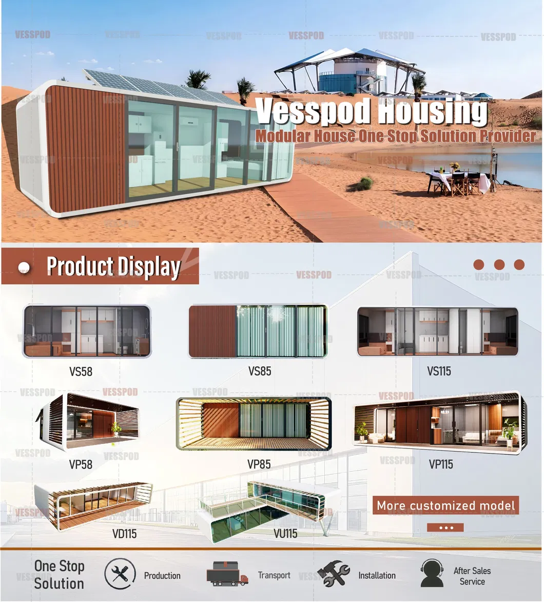 High-End Integrated Capsule House Vacation 12X4m Home Theme Park Apple House Combination New Hampshire Modern Capsule House Container Holiday Villa Modular