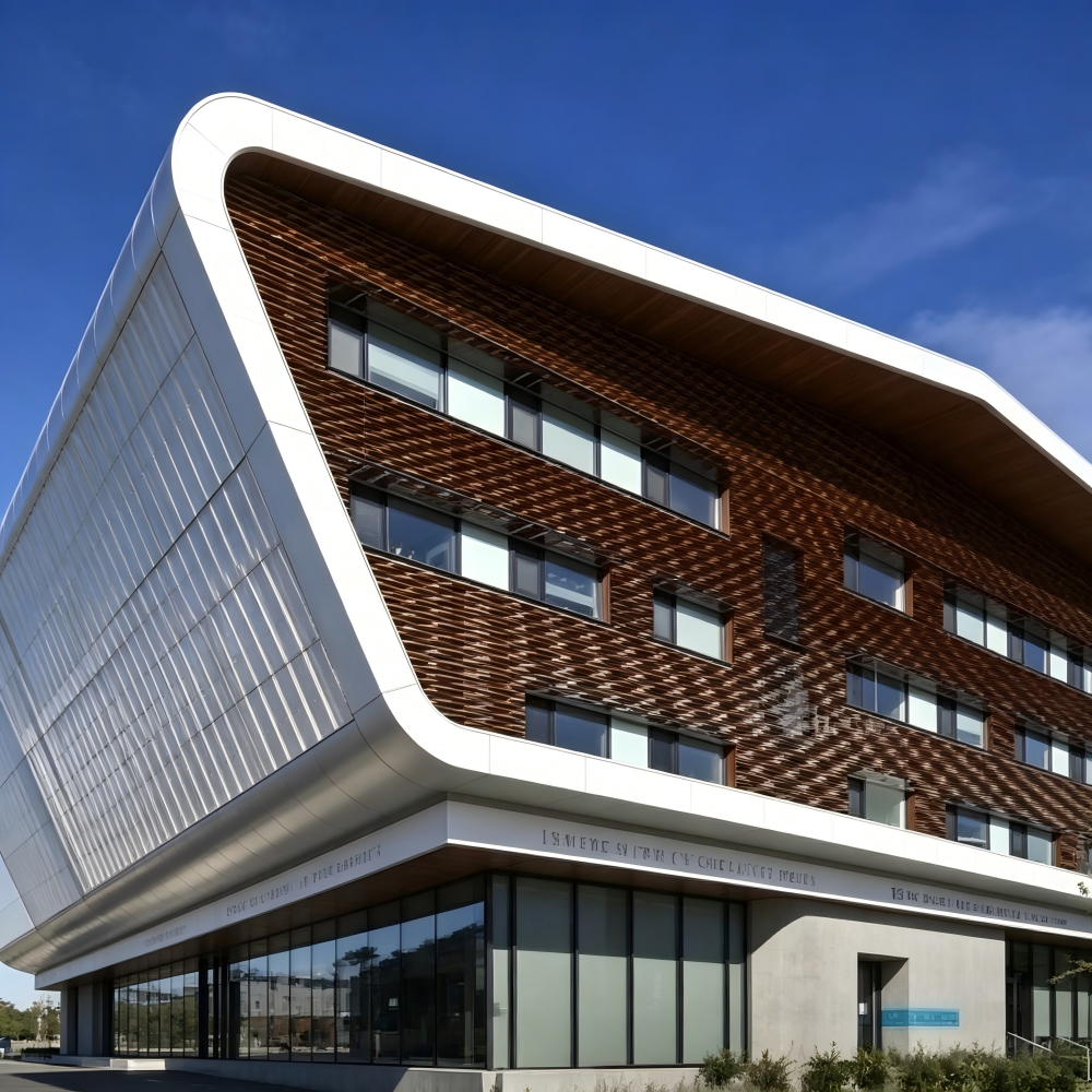 Corporate Office Building Prefab Multi-level Steel Frame Building Fire Resistance High Wind Resistance Custom Size For Office