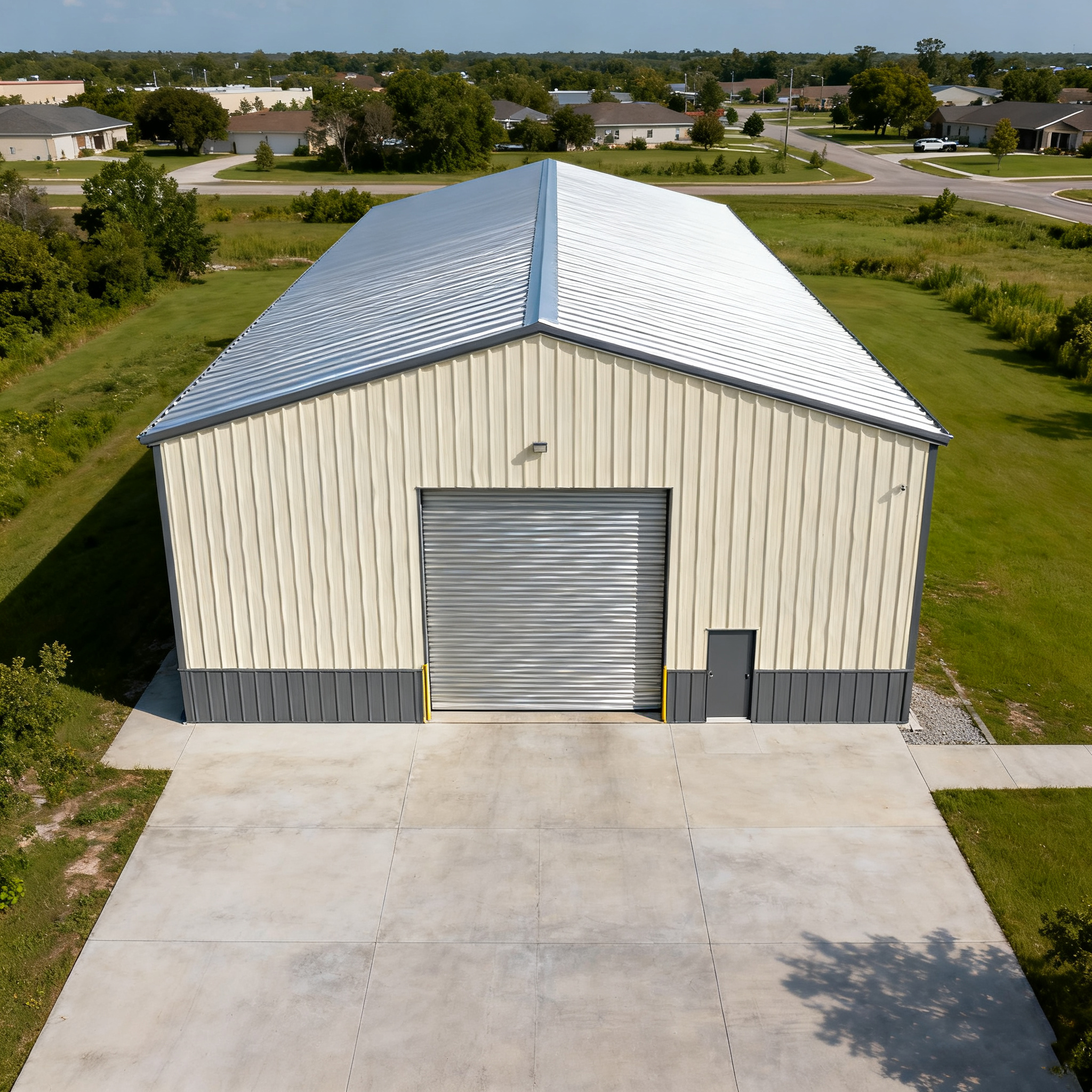 Heavy Duty Steel Structure Building For Workshop Warehouse Welding Bending Cutting Office Building 50 Years Life Span Customized