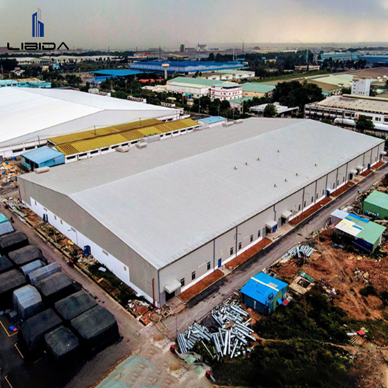 Modular Prefabricated Steel Structure Building for Workshop and Warehouse Use with Customizable Solutions and 1 Year Warranty