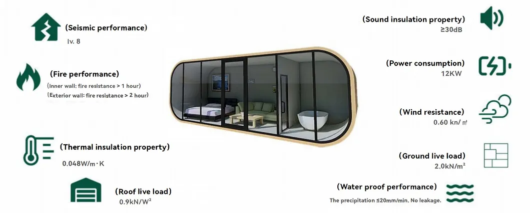 Luxury Hotel Portable Modular Container House Prefab Home Container House