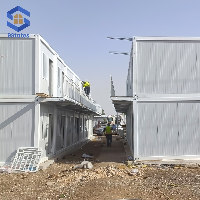 Prefabricated Prefab House Fast Install Easy Assemble Portable House Flat Pack Container Dormitory Accommodation Modular Office Mobile Tiny Container House