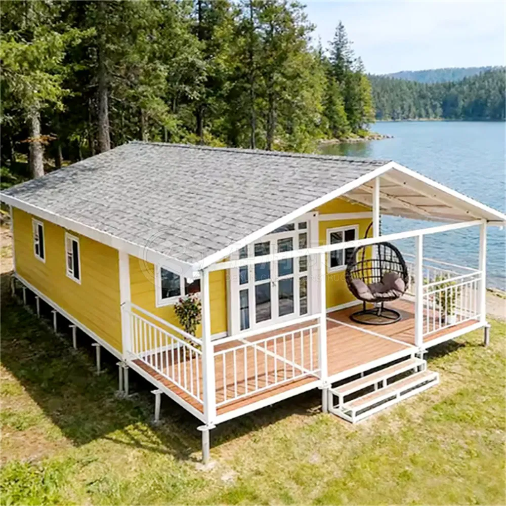 40FT Expandable Container Villa with Bathroom Modular Prefab House 3 Bedroom