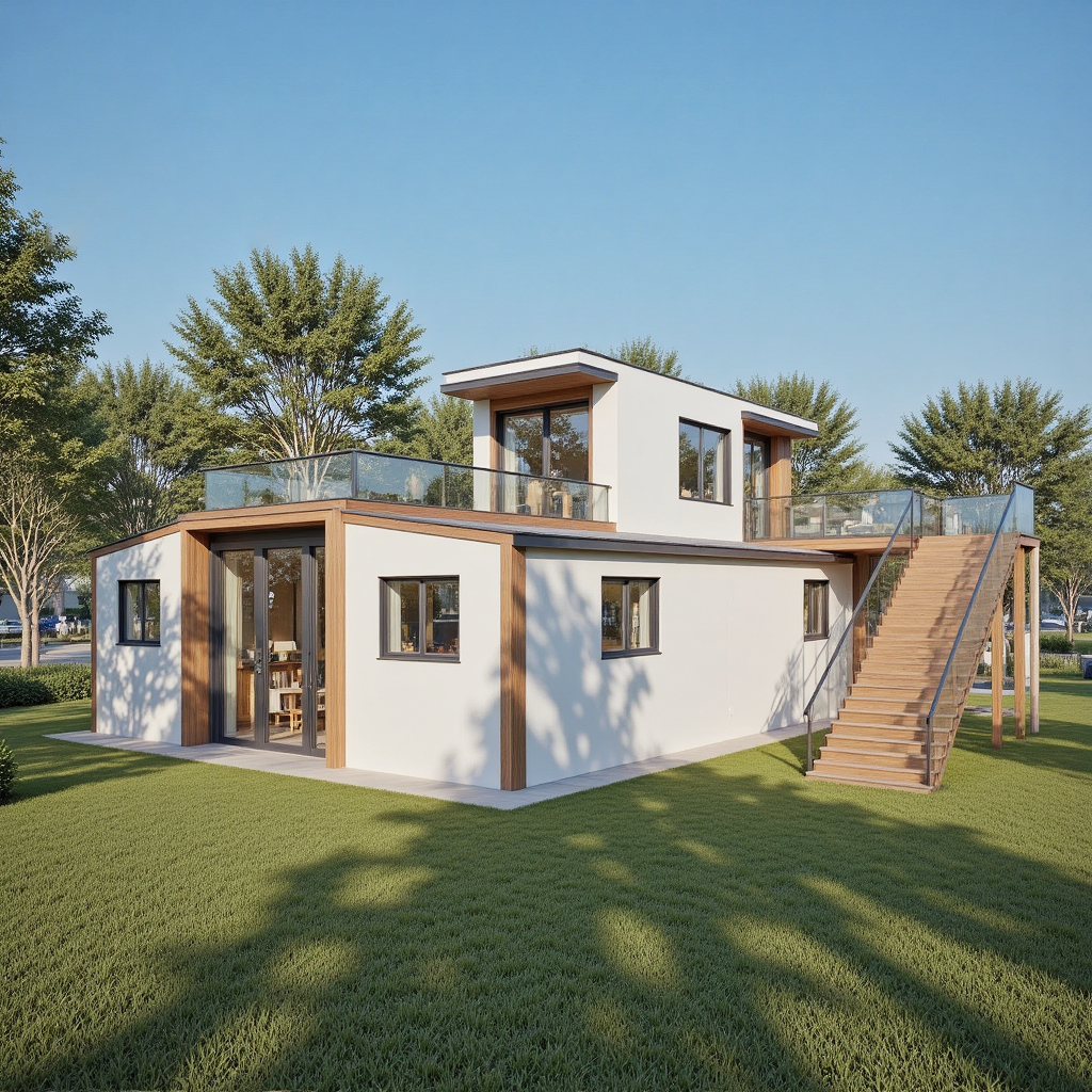 Remote Best-selling Luxurious Double-story 20ft 40 ft Prefabricated Expandable Container House 2 3 4 5 Bedroom