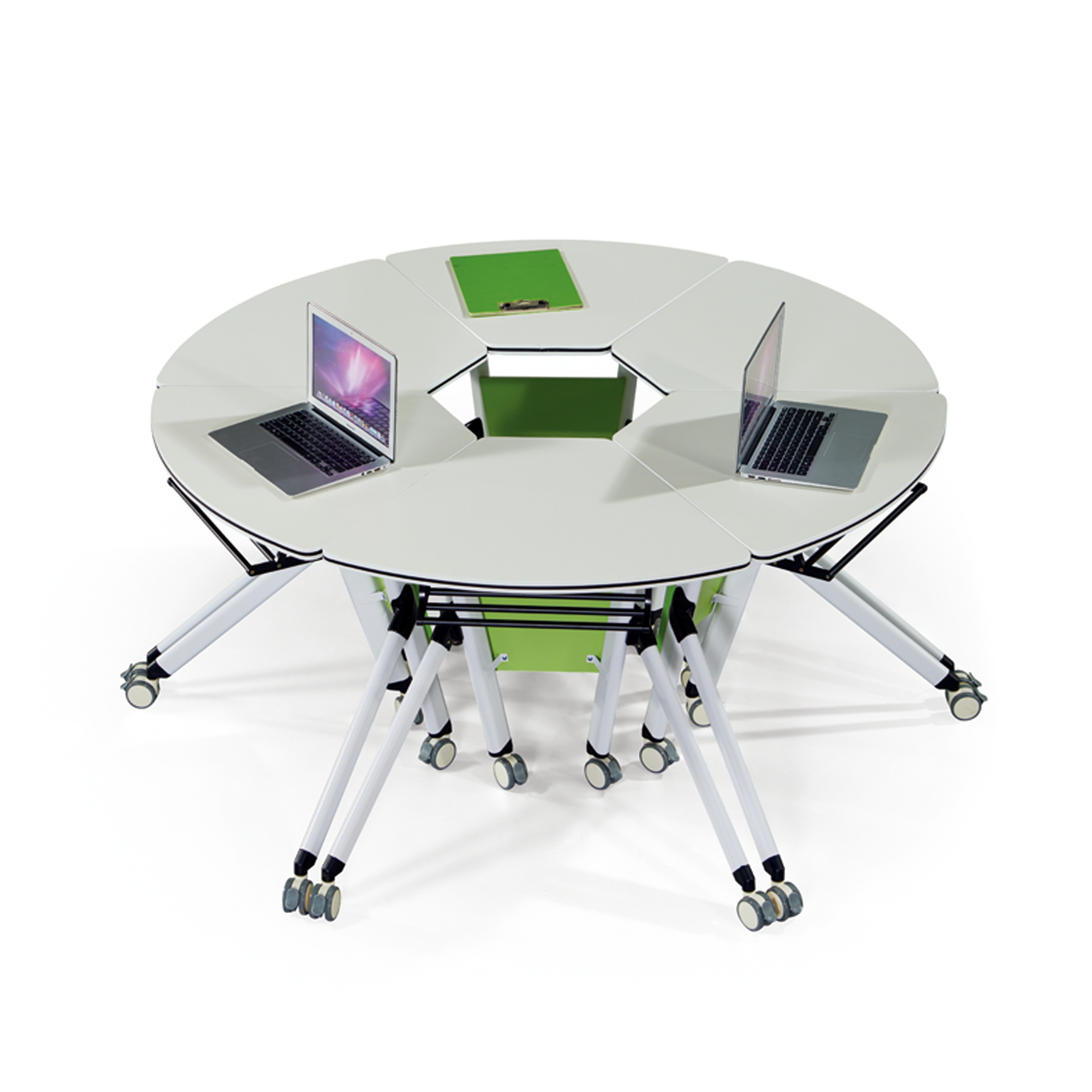 One-stop School Furniture Solutions: Smart Classroom Sets Featuring Trapezoidal and Modular Desk and Chair