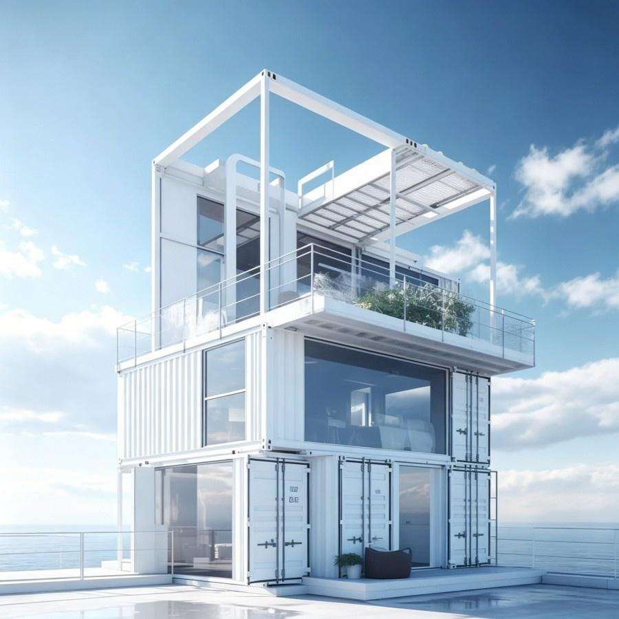 Modular Container House Prefabricated Portable Camp Solution for Construction Site Workforce, Outdoor Living, Remote Shelter