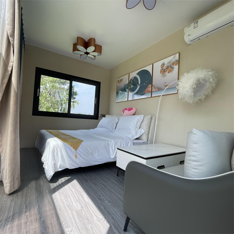 Sinoy 20ft 40ft Apple Cabin Mobile House 40 Ft Home Outdoor Apple Cabin Bedroom Villa Solar Powered