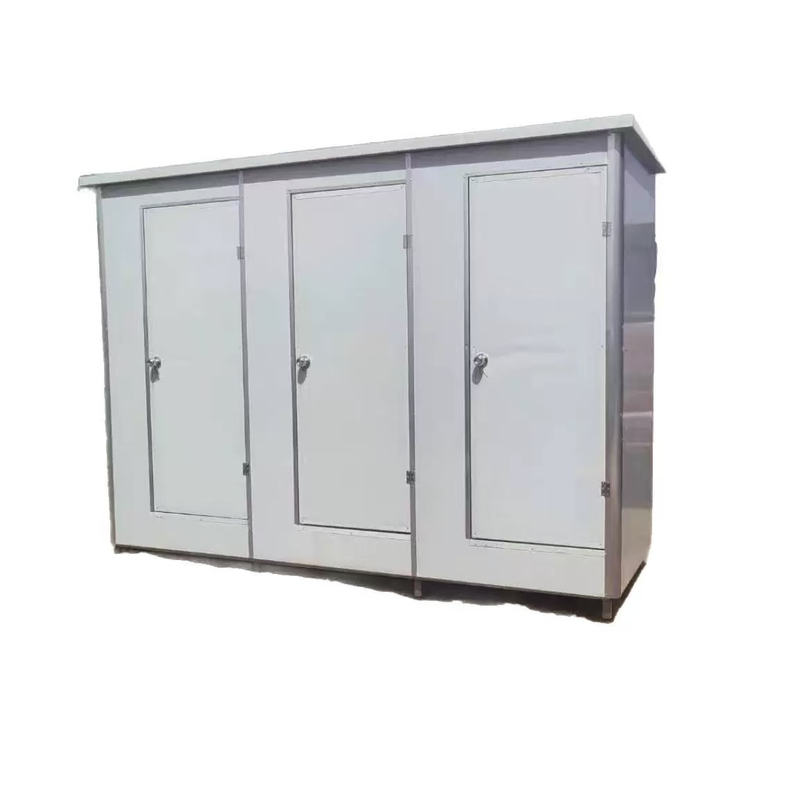 Portable Toilet Guard Cabin Combo Eco-Friendly Durable Modular Prefabricated Booth Easy Installation for Security Sanitation