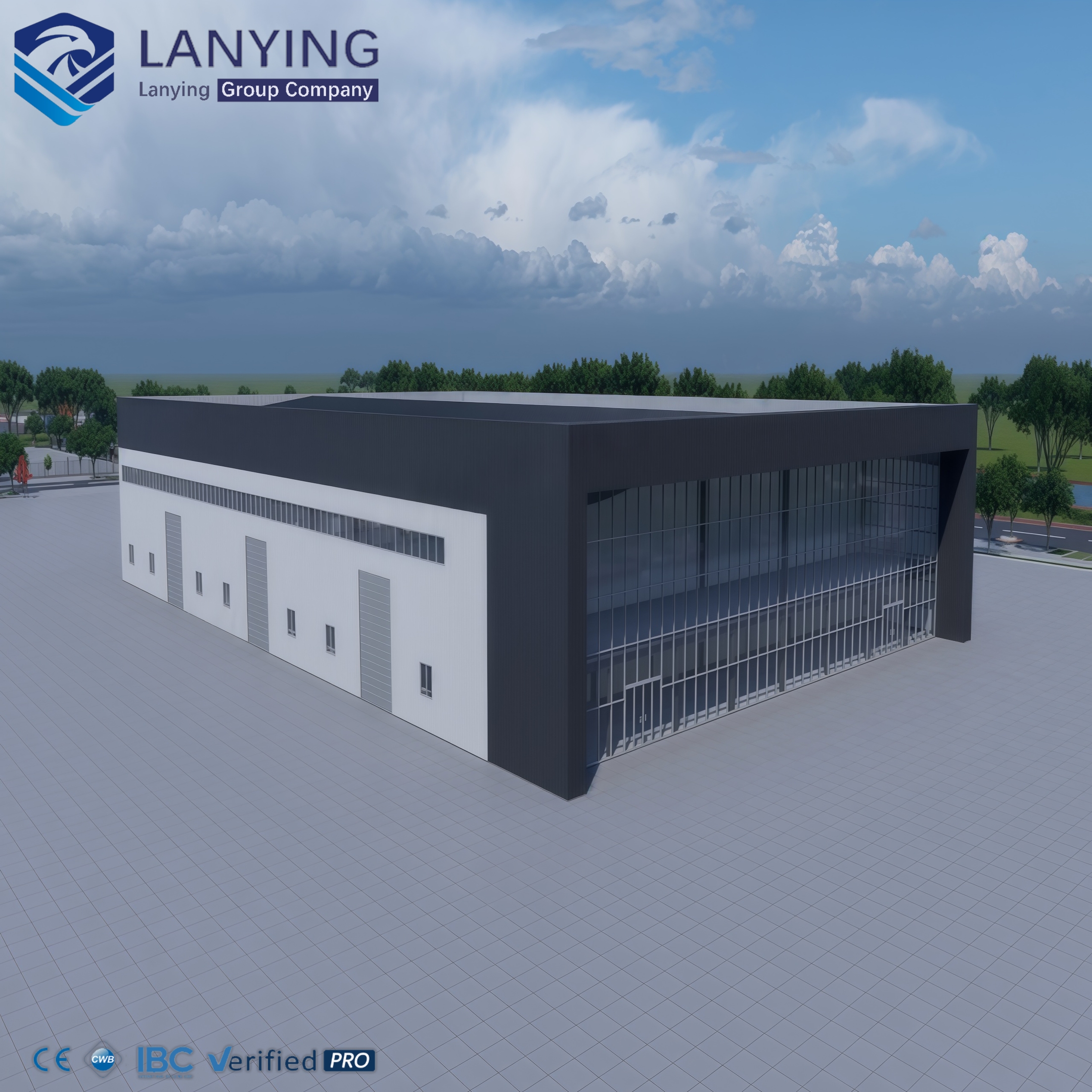 Prefab Steel Residential Commercial Hall Three Storey Office Buildings Steel Structure Prefabricated School Building Hospital