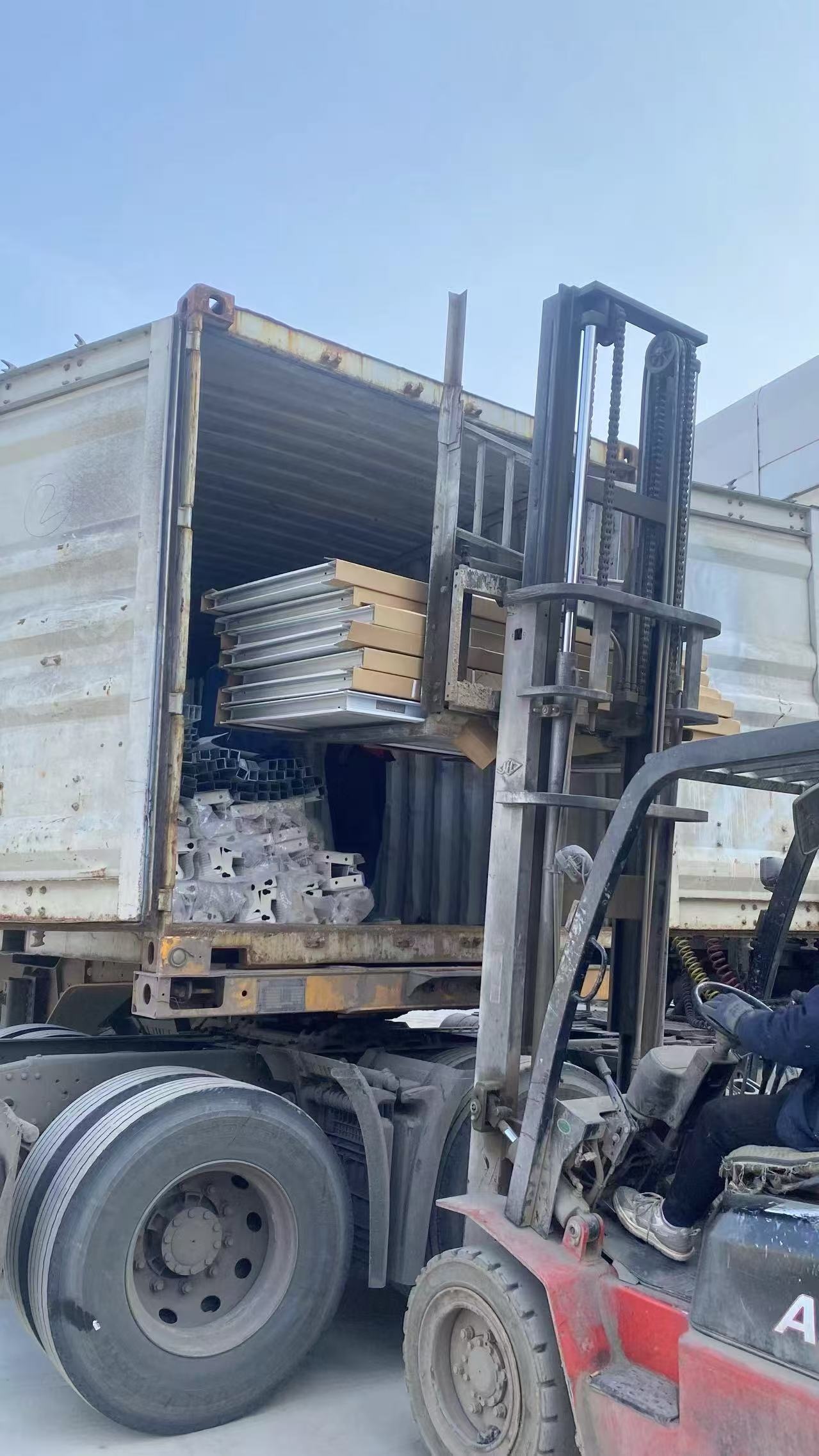 Crane Loading Container House