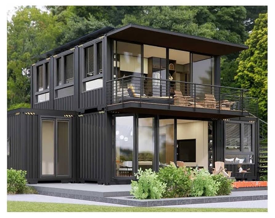 Modular Prefabricated Container Houses Quick Assembly Portable Metal Garage Collapsible Quick For Home