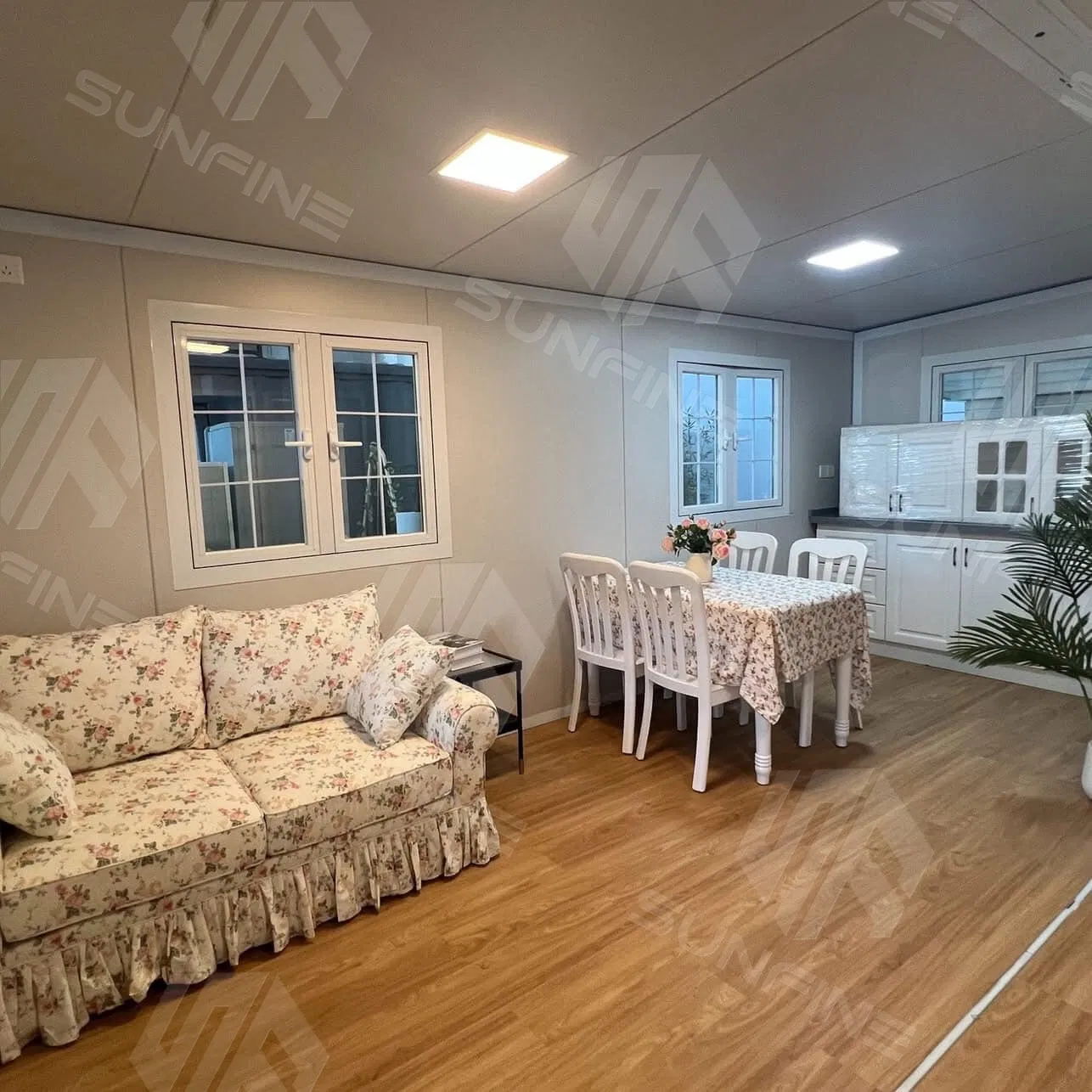 Portable Tiny Home 2 Bedroom Prefab House Modular Prefabricated Expandable Container House
