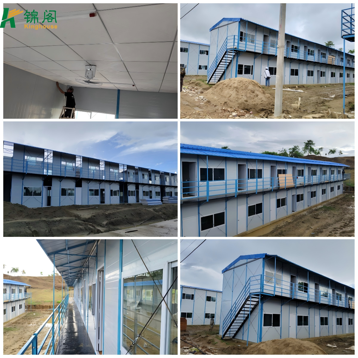 Rapid Deployment Earthquake Relief Prefab House | Large Scale K-Type Modular Temporary Housing Project Case For Refugee Shelter