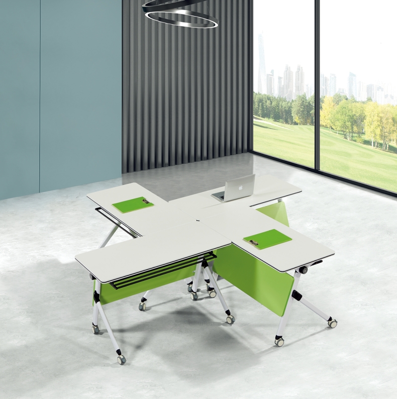 One-stop School Furniture Solutions: Smart Classroom Sets Featuring Trapezoidal and Modular Desk and Chair
