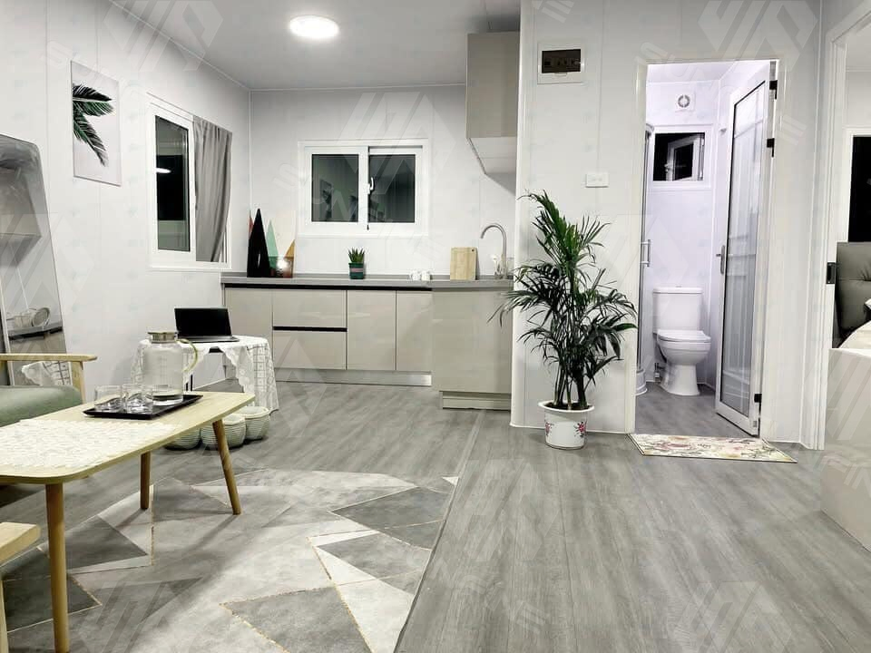 Portable Tiny Home 2 Bedroom Prefab House Modular Prefabricated Expandable Container House