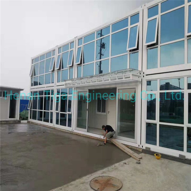 Two Storey Modular Worker Living Construction Site Office Prefabricated Foldable Container House