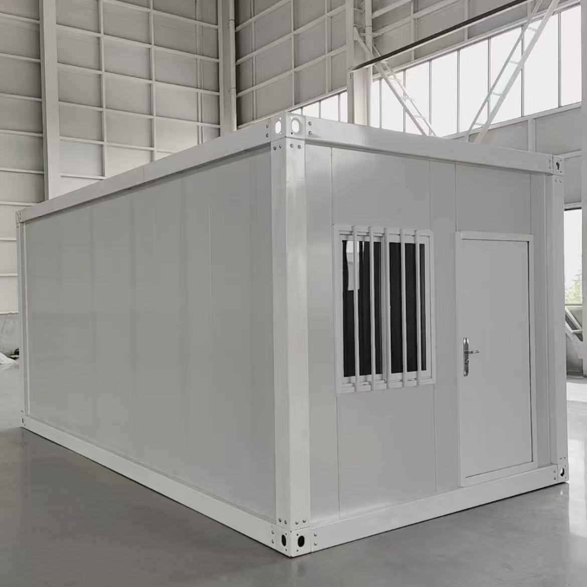 Modular Flat Pack Sandwich Panel Container for School Classrooms Office Buildings in Remote Areas-Safe Stable Quick to Deploy