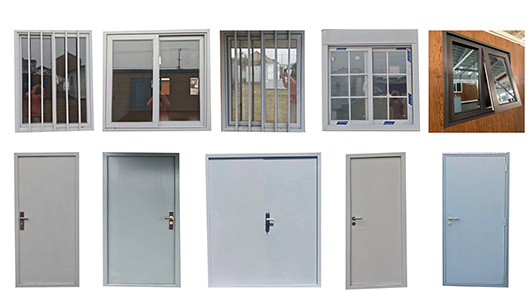 Optional Windows and Doors